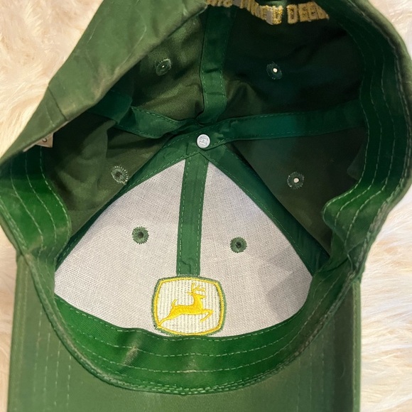 John Deere Owners Edition Baseball Cap Truckers Hat Green Adjustable One Size - Picture 4 of 5